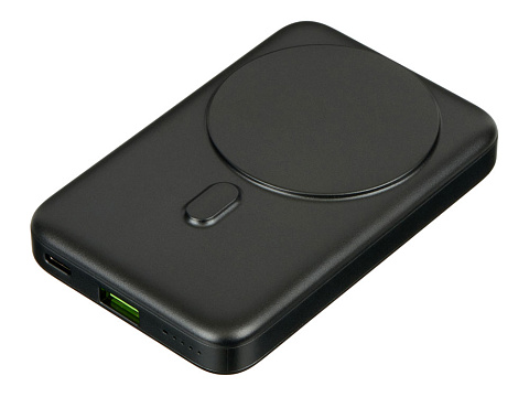 Внешний беспроводной аккумулятор GenerIQ, 10000 мАч, черный - рис 3.