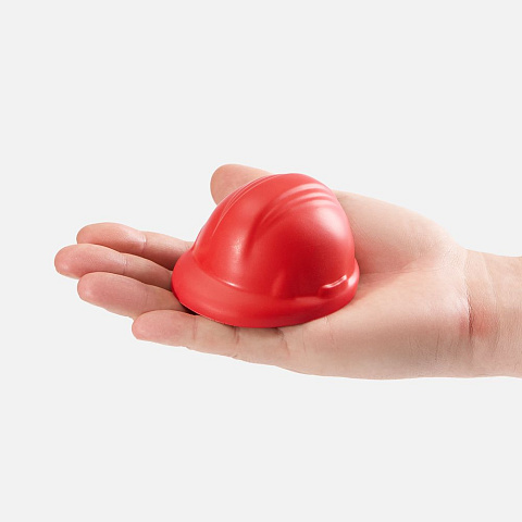 Антистресс «Каска», красный - рис 3.