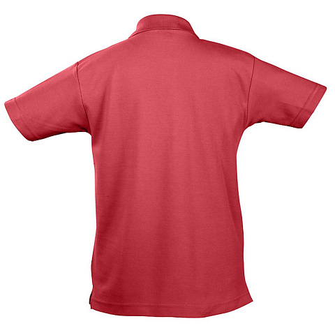 Рубашка поло детская Summer II Kids 170, красная - рис 4.