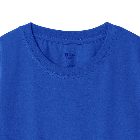 Футболка детская T-Bolka Kids, ярко-синяя - рис 4.