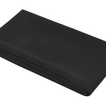 Althea спортивное полотенце 30х80 см - сплошной черный