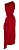 Толстовка женская на молнии с капюшоном Seven Women, красная - миниатюра - рис 3.
