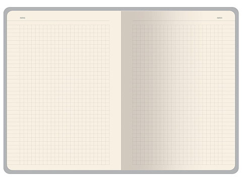 Бизнес-тетрадь А5 Pragmatic Contrast, 40 листов в клетку, черный с черным срезом - рис 4.