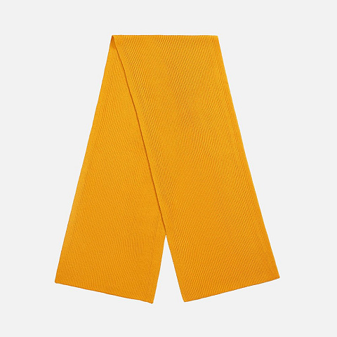 Шарф Nobilis Mono, желтый (медовый) - рис 2.