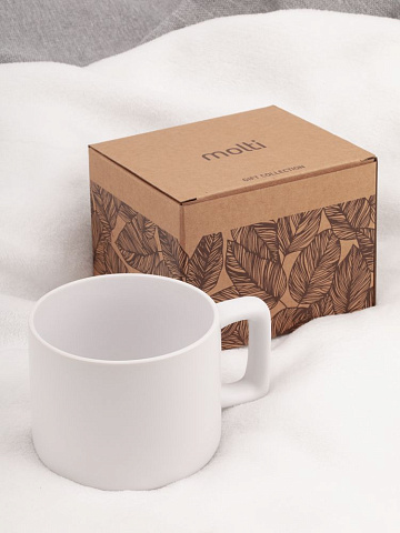 Чашка Jumbo в коробке матовая, белая - рис 5.