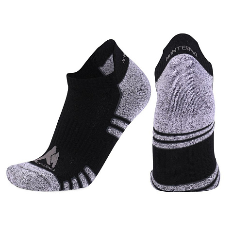 Набор из 3 пар спортивных мужских носков Monterno Sport, белый, черные и синий - рис 5.