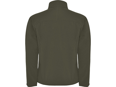 Куртка софтшелл Rudolph мужская, темный армейский зеленый - рис 2.