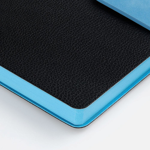 Ежедневник Boom, недатированный, черный с голубым - рис 6.