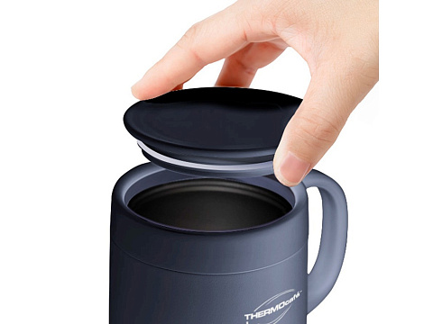Термокружка из нерж. стали тм THERMOcafe TCCM-460SY (OGY) 0,46L - рис 4.