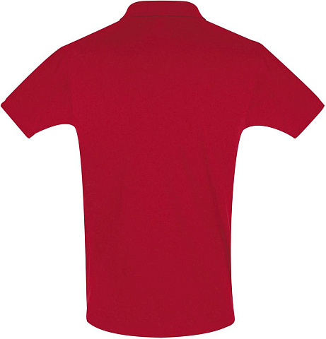 Рубашка поло мужская Perfect Men 180 красная - рис 3.