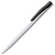 Ручка шариковая Pin, белая с черным - миниатюра