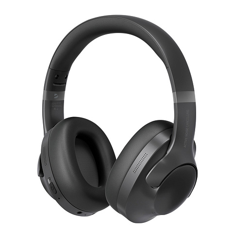 Беспроводные накладные наушники Stereo Ultra ANC, BT 5.4, ANC/ENC, 500мАч, черный, Deppa - рис 2.