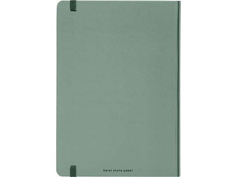 Блокнот в твердом переплете Karst формата A5, зеленый яркий - рис 3.