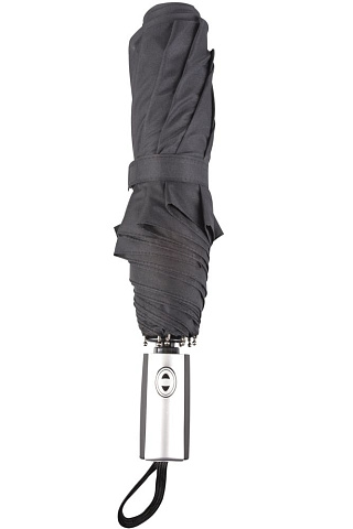 Зонт складной Fiber, черный - рис 5.