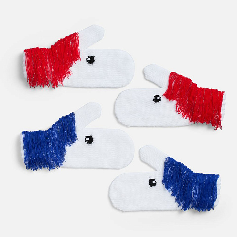 Варежки «Игогошки», с синей гривой - рис 6.