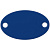 Шильдик металлический Alfa Oval, синий - миниатюра - рис 2.