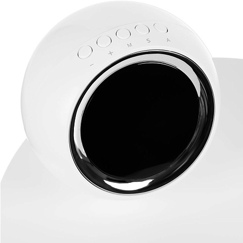 Станция беспроводной зарядки с часами и подсветкой GlobeBee, белая - рис 7.