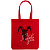Холщовая сумка «Любовь зла», красная - миниатюра - рис 3.
