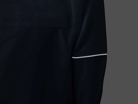 Дождевик - пончо Galaxy со светоотражающими элементами, темно-синий - рис 8.