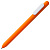 Ручка шариковая Swiper, оранжевая с белым - миниатюра