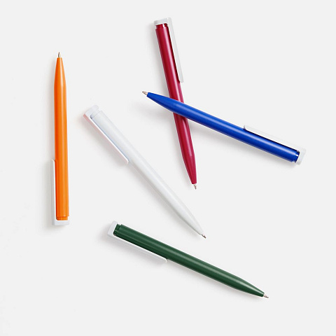 Ручка шариковая Dotto, белая - рис 5.