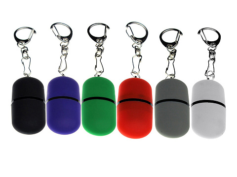 Флешка Goutte Soft-touch на 128 Гб, черный - рис 4.