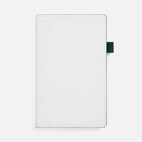 Ежедневник White Shall, недатированный, бело-зеленый - рис 2.