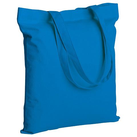 Холщовая сумка Countryside, голубая (васильковая) - рис 2.
