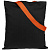 Холщовая сумка BrighTone, черная с оранжевыми ручками - миниатюра - рис 3.