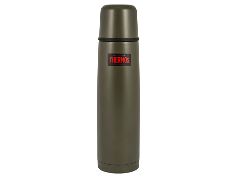 Термос из нерж. стали тм THERMOS FBB-1000AG 1L, зеленый