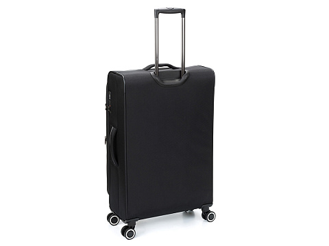 Чемодан TORBER НЕРО, чёрный, переработанный ПЭТ, 48 х 28 х 79 см, 90 л - рис 3.