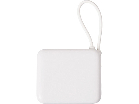 Внешний аккумулятор со встроенным кабелем Liri, QC/PD, 10000 мАч, теплый белый - рис 4.