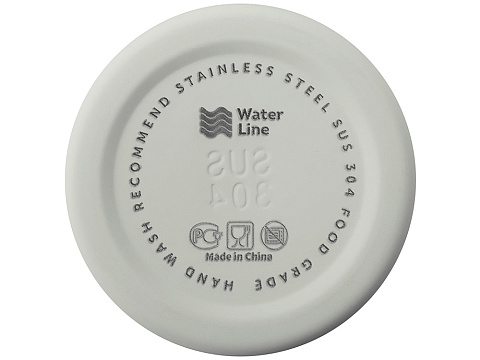 Стальная бутылка Rely, 650 мл, белый, off white - рис 5.