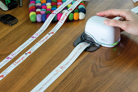 Лента Colop E-mark 25, белая - рис 5.