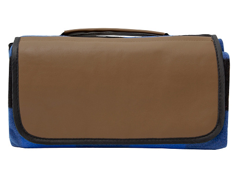 Плед для пикника Recreation, синий/черный (Р) - рис 4.