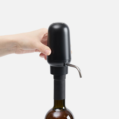 Электрический аэратор-дозатор для вина Lonks, черный - рис 7.