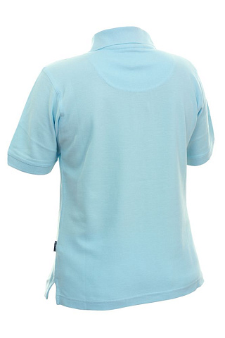 Рубашка поло женская Semora, голубая - рис 4.