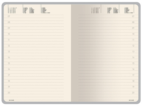 Ежедневник недатированный А5 Megapolis Color Flex New, светло-серый - рис 8.