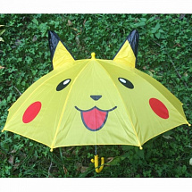 Детский зонт с ушками Пикачу