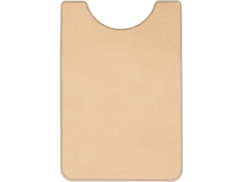 Картхолдер для телефона с держателем Trighold, бежевый - рис 4.