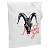 Холщовая сумка «Любовь зла», молочно-белая - миниатюра - рис 2.