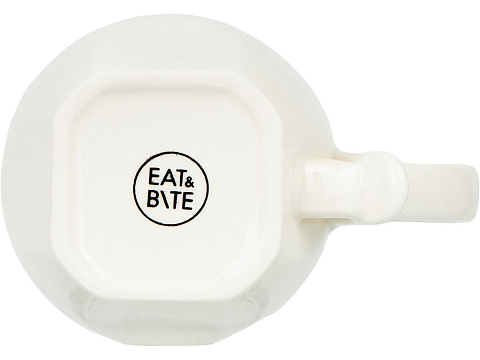 Чайная пара с бамбуковым блюдцем Deny, белый (Р) - рис 4.