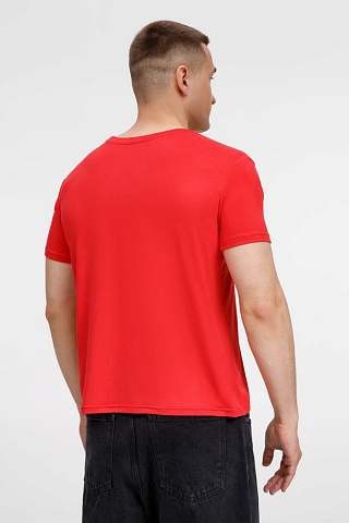 Футболка унисекс Senti, красная - рис 7.