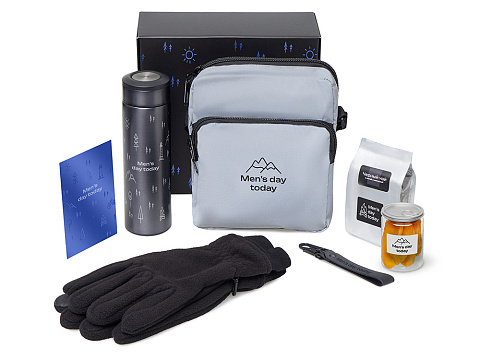 Подарочный набор Re:m. Step  с термосом, перчатками и сумкой