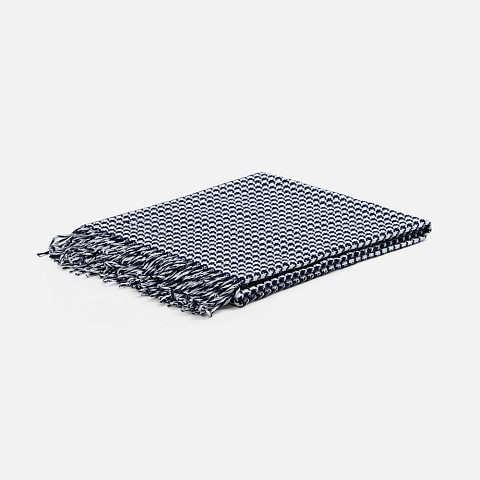 Плед Cambon, иссиня-черный - рис 3.