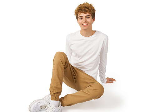 Лонгслив Porto мужской, белый - рис 2.