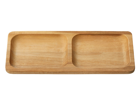 Менажница из акации с двумя секциями Almond - рис 2.