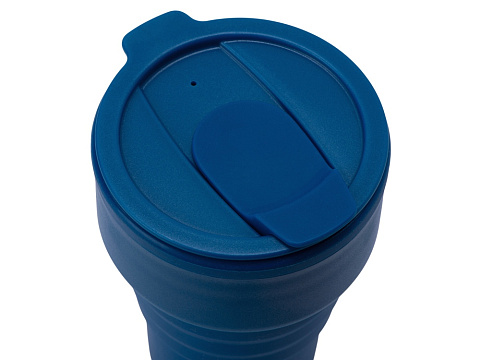 Силиконовый складной стакан GoCup, индиго - рис 6.