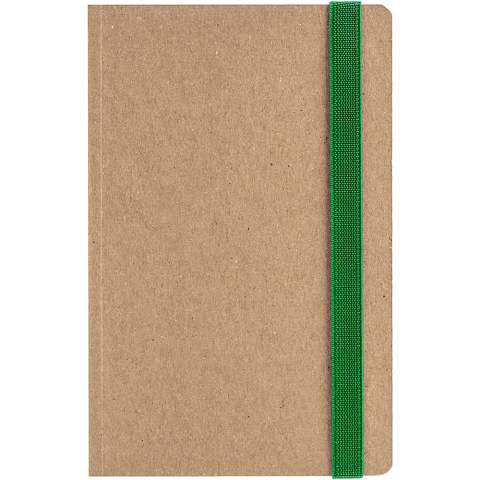 Ежедневник Eco Write Mini, недатированный, с зеленой резинкой - рис 4.