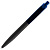 Ручка шариковая Prodir QS01 PRT-P Soft Touch, черная с синим - миниатюра - рис 5.